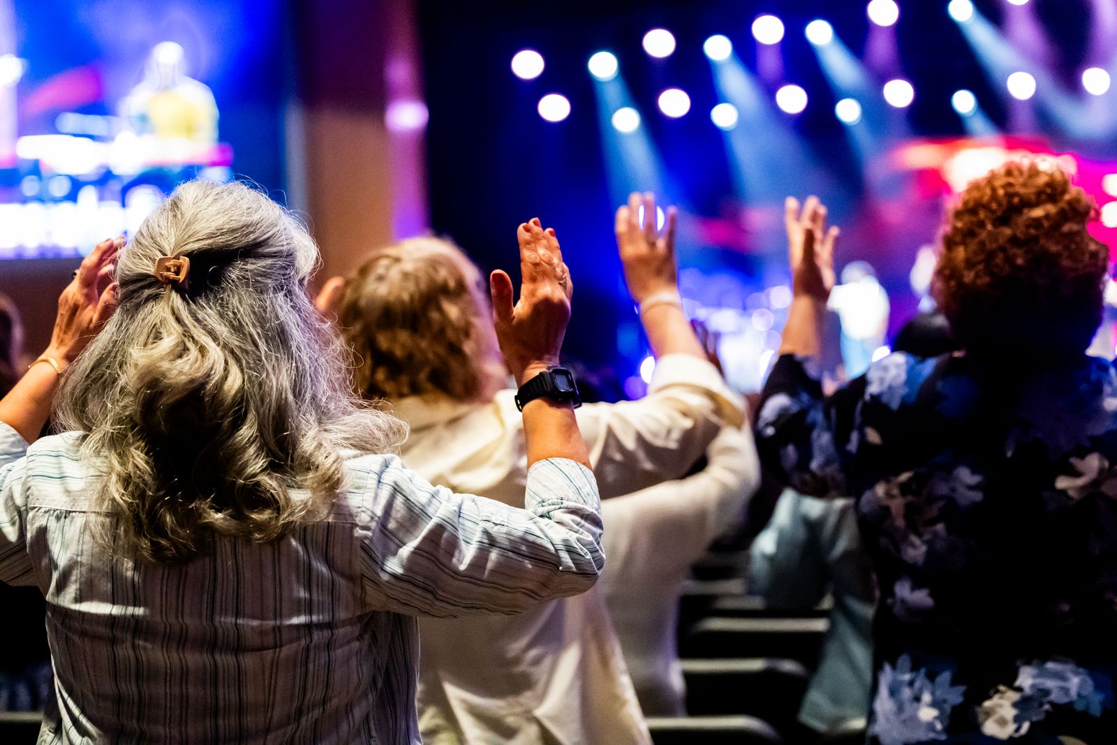 A community gathered together in fellowship